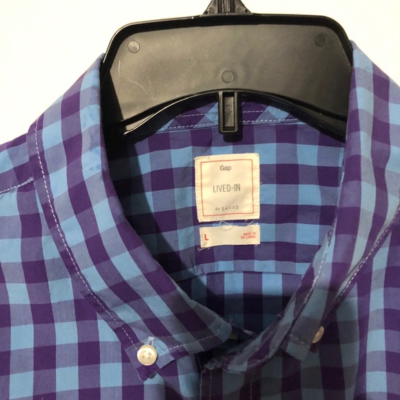 Gap short sleeve button down men’s - Picture 3 of 3